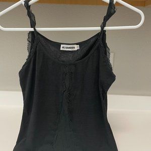 Jil Sanders Black Camisole